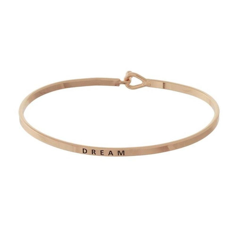 "Dream" Rose Gold Tone Bracelet ~ New